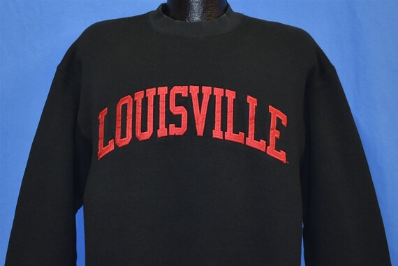 Vintage University of Louisville Cardinals Black Crewneck