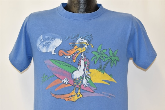 80s Dizzy Duck OP Ocean Pacific Surfer Beach Surf T-shirt - Etsy