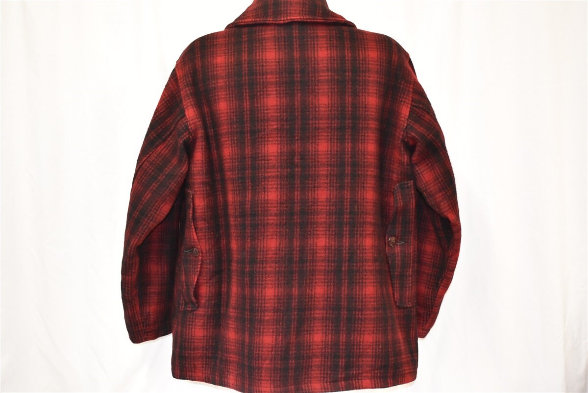60s Woolrich 503 Wool Plaid Check Hunting Winter Coat Jacket 60s Woolrich 503 Wool Plaid Check Hunting Winter Coat Jacket