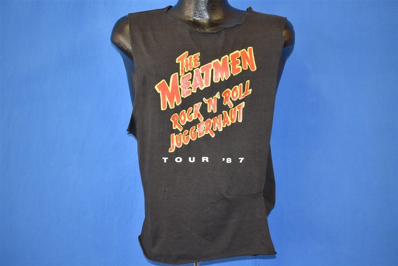 80s the Meatmen Rock N Roll Juggernaut 1987 Tour T-shirt Small | Etsy