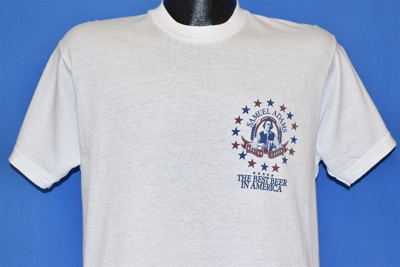80s Samuel Adams Boston Lager Best Beer in America t-shirt Large