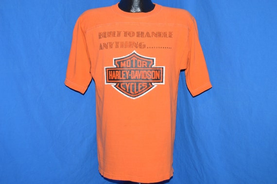 70s Harley Davidson Blue Bar Champion t-shirt Med… - image 2