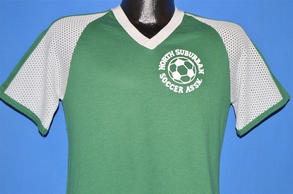 70s North Suburban Soccer Association Jersey t-shi