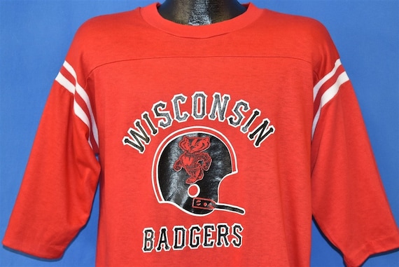 70s Wisconsin Badgers Mascot Jersey t-shirt Extra