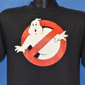 80s Ghostbusters Movie Promo Film Ghost Logo Halloween t-shirt Medium