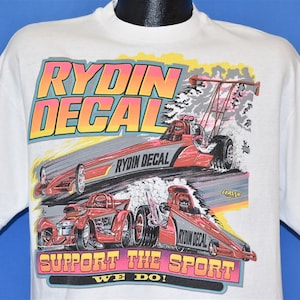 90s Rydin Decal Drag Racing Car Promo t-shirt Large