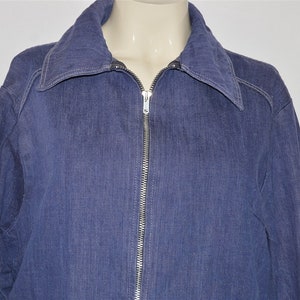 50s Anvil Workwear Denim Jacket Womens Large