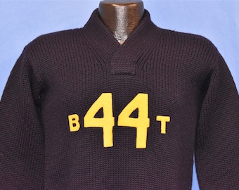 40s USN CB's 44th Construction Battalion Sea Bee WW2 Sweater Small