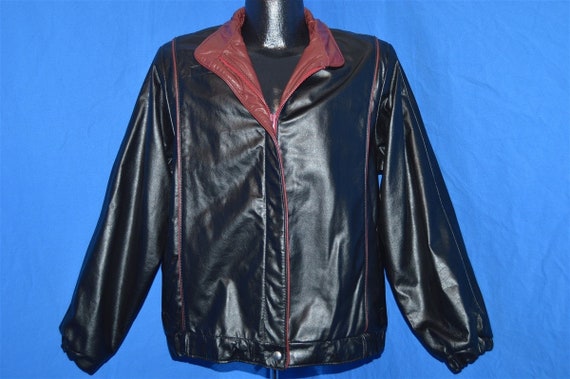 70s Garfin Leather Bomber Jacket Size Large - image 2