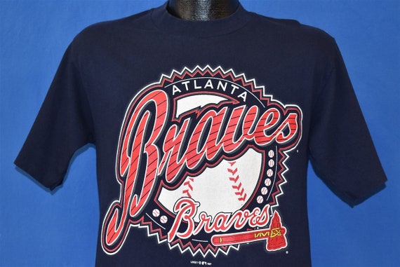 90s Atlanta Braves Tomahawk T-shirt Medium 