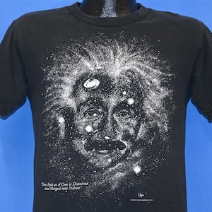 90s Albert Einstein Arecibo Observatory NAIC Glow in the Dark t-shirt Small