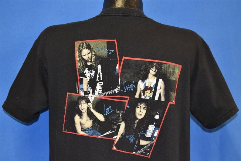 80s Metallica Master of Puppets Tour 1987 Damage Inc. Tshirt Etsy