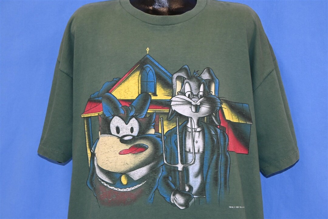90s American Gothic パロディ Disney Tシャツ 90s American Gothic パロディ Disney Tシャツ - メルカリ