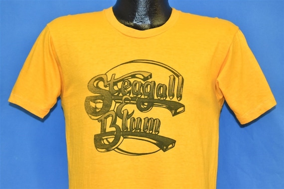 70s Steagall and Blum Logo Yellow Soft t-shirt Sma