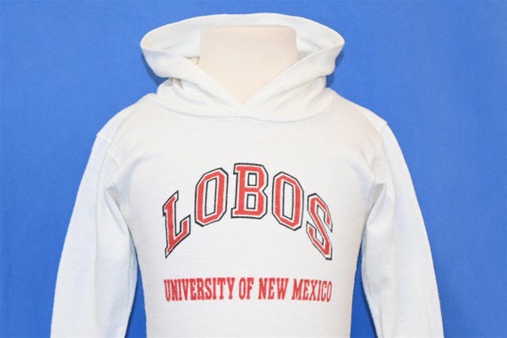 90s University New Mexico Lobos Hooded College Sweatshirt Toddler 2T Etsy