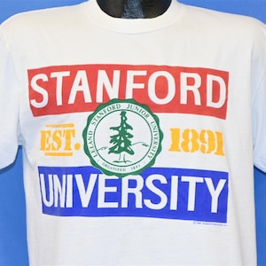 90s Leland Stanford University Cardinal California College t-shirt Large
