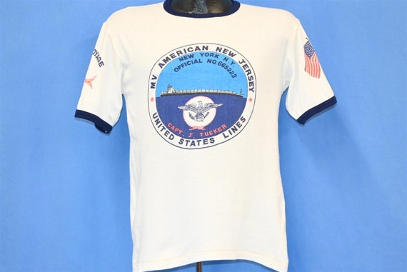 80s American New Jersey MV Maiden Voyage United States Lines NJ