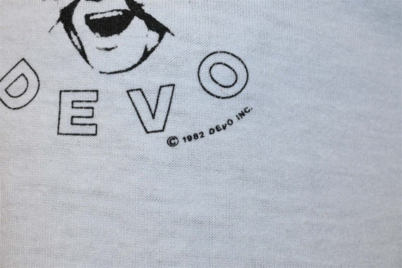 80s Oh No It's Devo New Wave Rock Band 1982 Ringe… - image 3