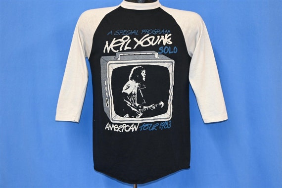 80s Neil Young Solo American Tour 1983 Rock Band … - image 2