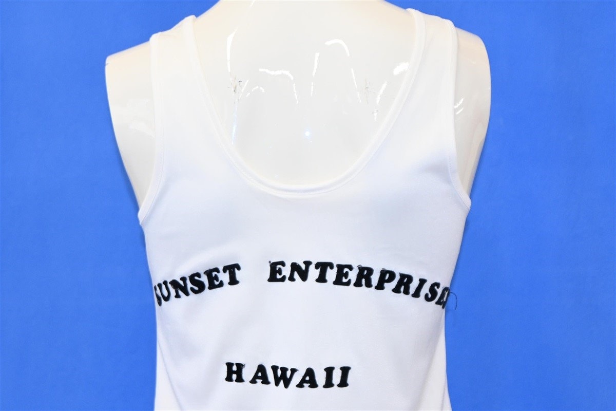 80s Lightning Bolt Logo Sunset Enterprises Tank Top T-shirt