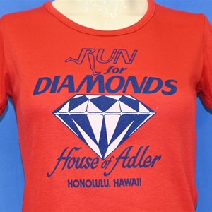 80s Run For Diamonds House Of Adler Honolulu t-shirt Women&#39;s Small