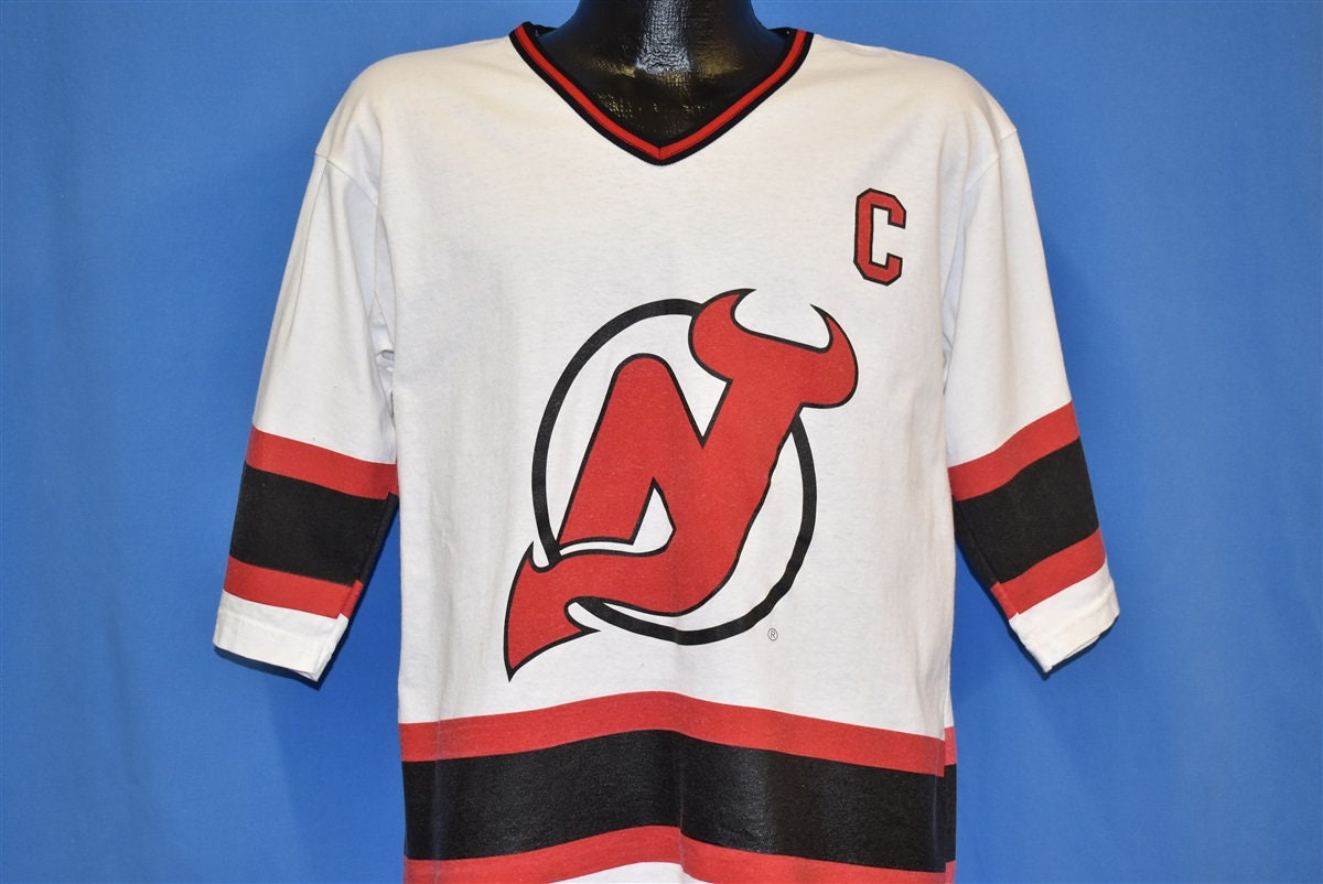 Vintage 00s Cotton Mix Black Starter NHL New Jersey Devils