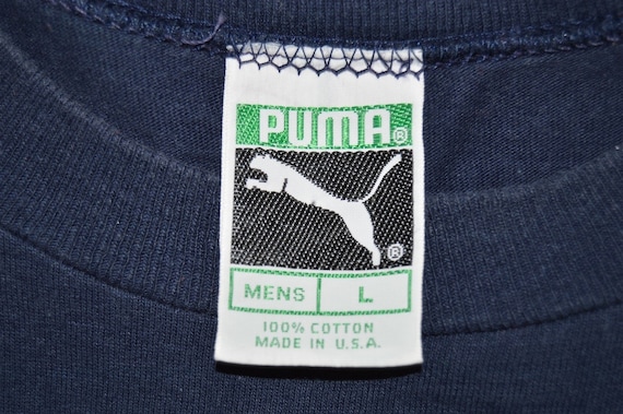 90s Puma Sneakers Official Logo t-shirt Large - Gem