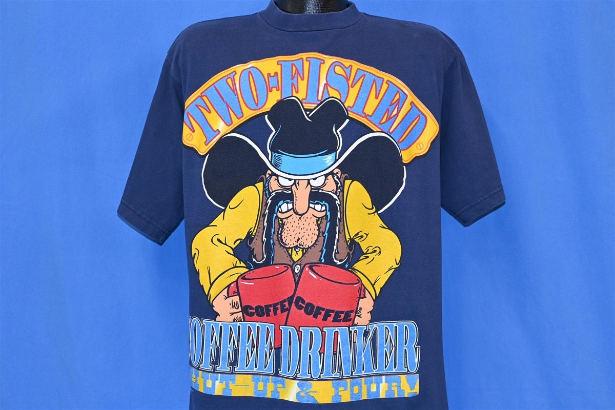90s Two Fister Coffee Drinker Shut up Pour Funny Cartoon - Etsy Hong Kong 90s Two Fister Coffee Drinker Shut up Pour Funny Cartoon - Etsy Hong Kong