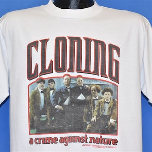 90s Three Stooges Cloning Crime Against Nature Comedy TV Movie t-shirt Large