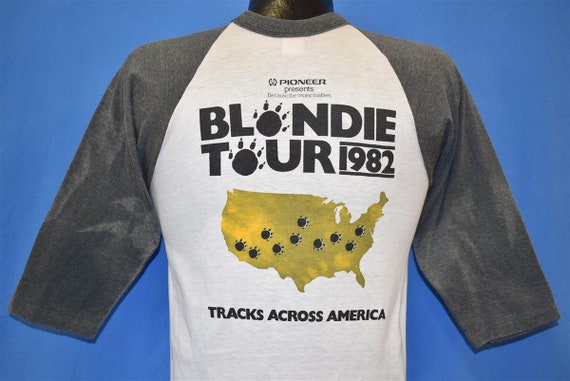 80s Blondie 1982 Tracks Across America Tour New W… - image 6