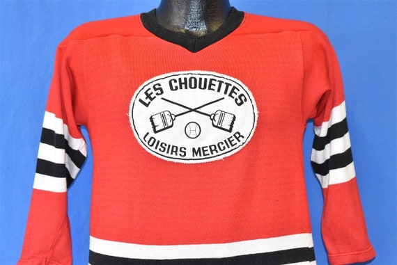 70s Les Chouettes Broomball Jersey t-shirt Small - image 1