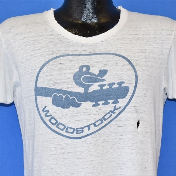 60er Jahre Woodstock Festival 1969 Original T-Shirt Medium
