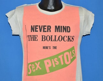 70s Never Mind The Bollocks Album Sex Pistols t-shirt Small