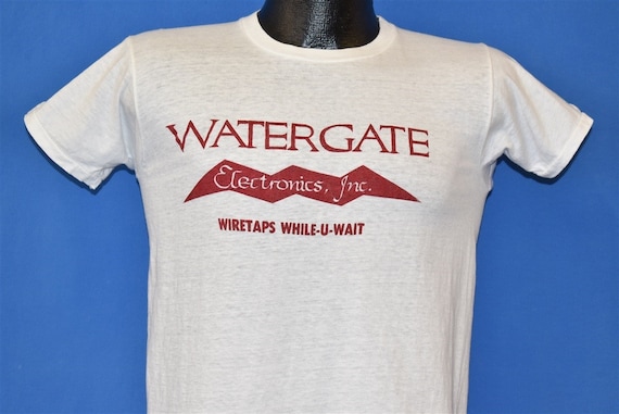 70s Watergate Electronics Wiretaps Funny t-shirt S