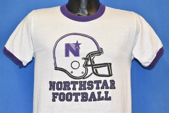 70s Northstar High School Football Ringer t-shirt