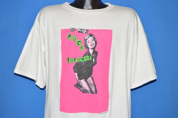 80s Sex Pistols F@ck Forever Flyer t-shirt Extra L
