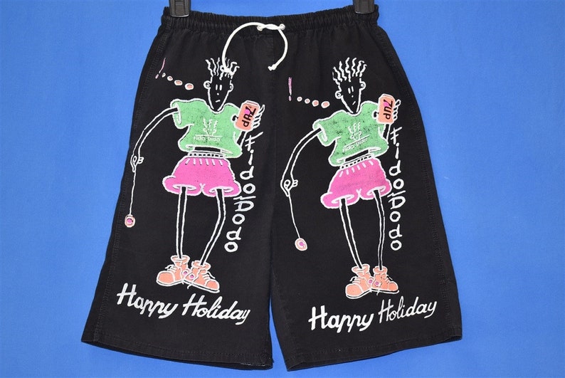 80s 7Up Fido Dido Happy Holiday Shorts Small
