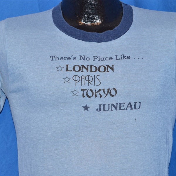 80s There's No Place Like Juneau Alaska t-shirt Small
