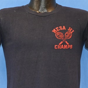 50s Champion Running Man Mesa High School Tennis Champs t-shirt Small