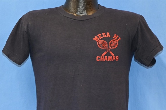 50s Champion Running Man Mesa High School Tennis Champs T
