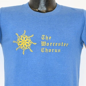 80s Worcester Chorus British Isles Tour 1986 Castle t-shirt Small