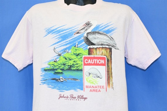 Distressed Caution Manatee Area Sign Cool Vintage Tshirt Distressed Caution Manatee Area Sign Cool Vintage Tshirt