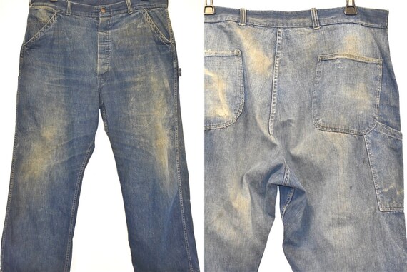 40s Railroad Carpenter Jeans Work Pants Size 40