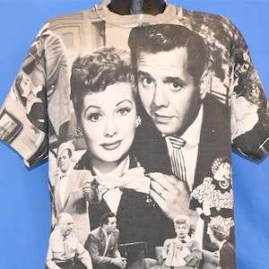 Vintage 90's I LOVE LUCY All Over Print Lucille Ball Desi Vintage 90's I LOVE LUCY All Over Print Lucille Ball Desi