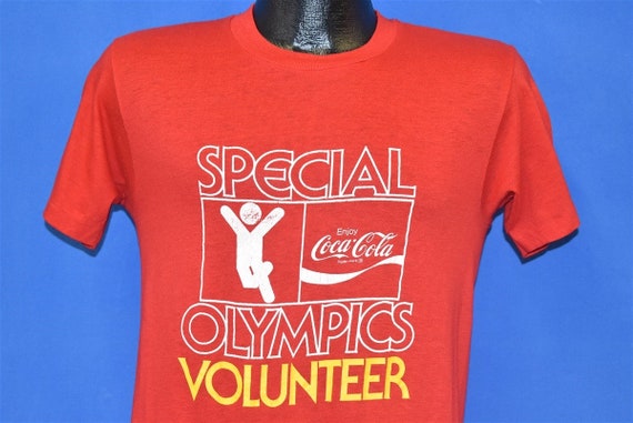 80s Coca Cola Special Olympics Volunteer t-shirt S