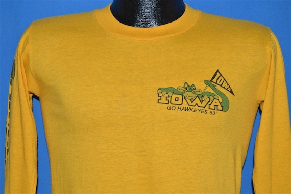 80s Iowa Hawkeyes 1983 Gator Bowl Long Sleeve t-s… - image 1