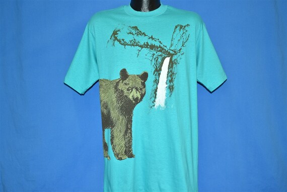 80s Yosemite Falls National Park Grizzly Bear t-s… - image 2