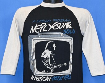 ニールヤング NIEL YOUNG SOLO TOUR ’83 切替トレーナー ニールヤング NIEL YOUNG SOLO TOUR '83 切替トレーナー - メルカリ