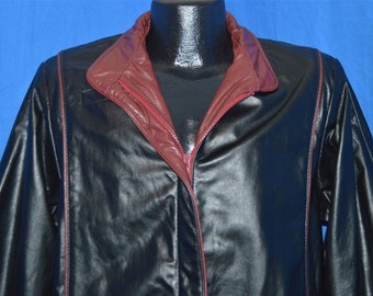 70s Garfin Leather Bomber Jacket Size Large