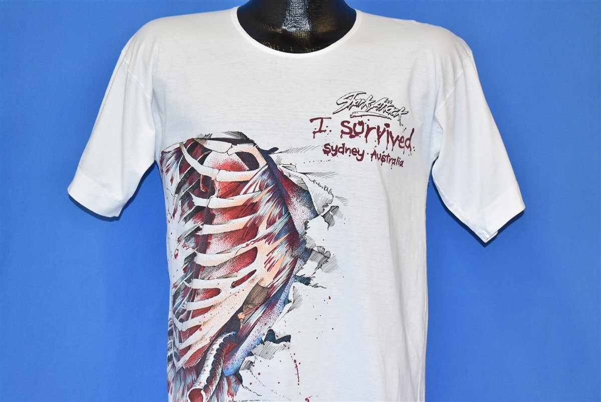 Shark attack t shirt Clearance